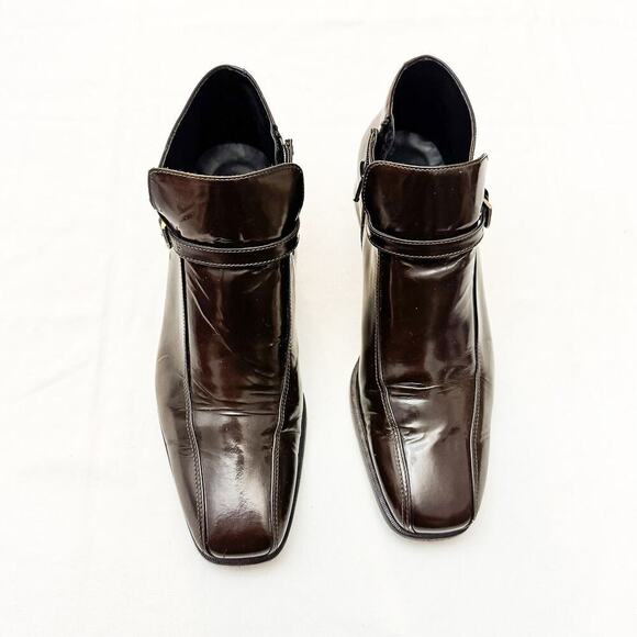 Ralph Lauren Purple Label Shoes - Ralph Lauren Collection Chocolate Brown Bootie Purple Label 1205610 Size 7.5